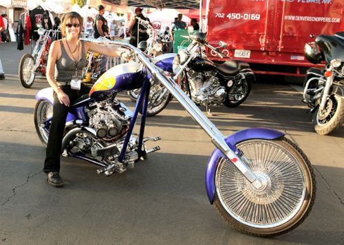 Motorcycle chopper picture
