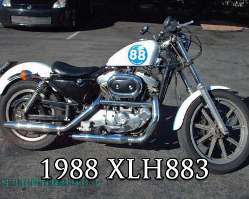 Motorcycle Picture of a 1988 Harley-Davidson Sportster XLH883