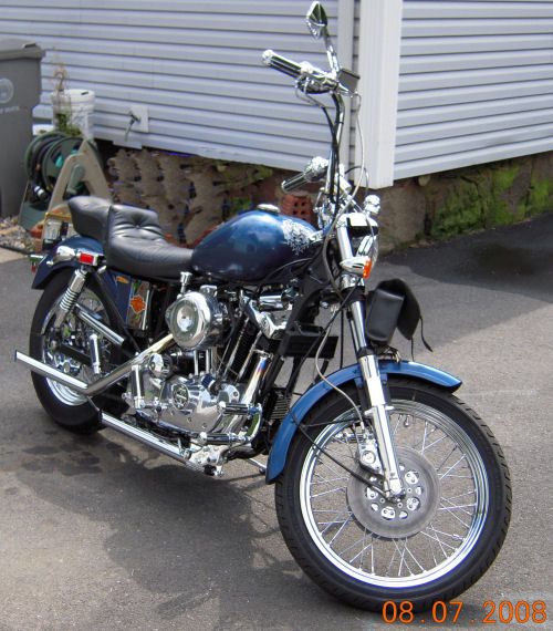 Motorcycle Picture of a 1980 Harley-Davidson Sportster XLH