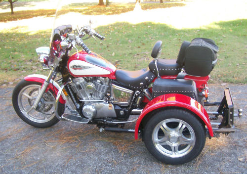 Motorcycle trike picture of a 1995 Honda Shadow 1100 Trike