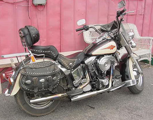 Motorcycle Picture of a 1990 Harley-Davidson FLSTC Heritage Softail Classic