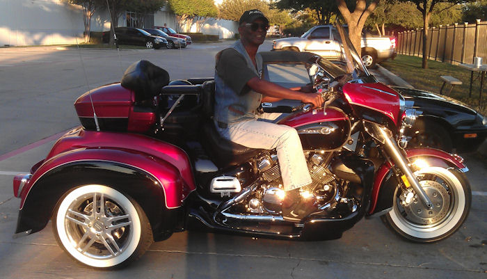 Motorcycle trike picture of a 2009 Yamaha Royal Star Venture w/2011 Hannigan Trike Conversion