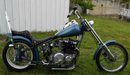 Motorcycle Picture of a Custom Motorcycle (Z1 Engine/AMEN Frame)
