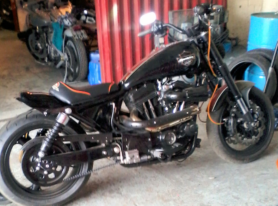 Motorcycle Picture of a Harley-Davidson Sportster Custom