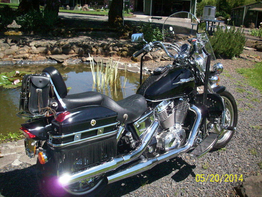Motorcycle Picture of a 2004 Honda Shadow Spirit VT1100C