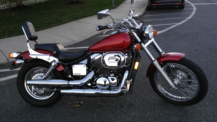 Motorcycle Picture of a 2003 Honda Shadow Spirit 750