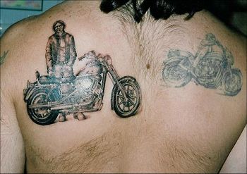 My motorcycle tattoo