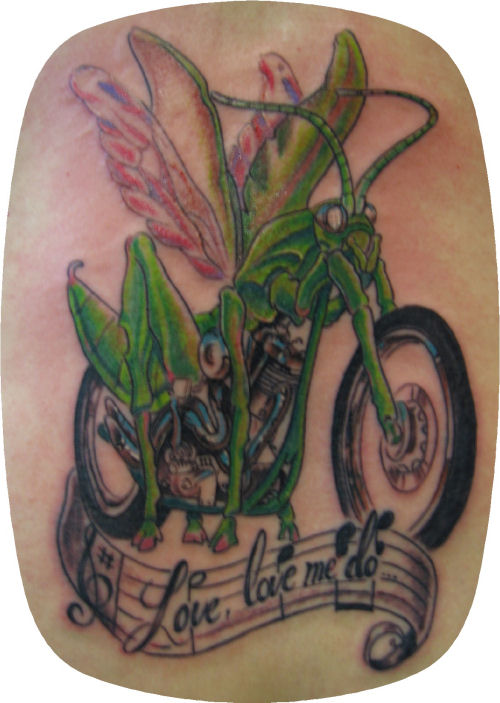 My motorcycle tattoo