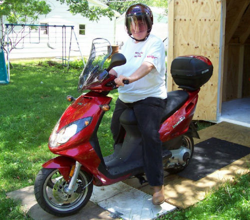 2003 Derbi 150 Boulevard motor scooter