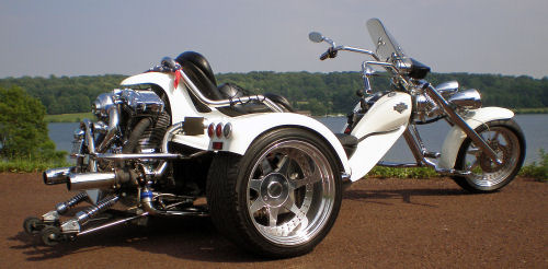 Motorcycle trike picture of a 2007 Rewaco Custom Harley-Davidson Chopper Trike
