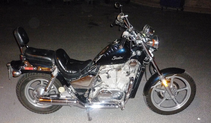 Motorcycle Picture of a 1987 Honda Shadow VT700C