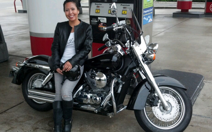 Motorcycle Picture of the Week for Women - 2009 Honda Shadow Aero 750