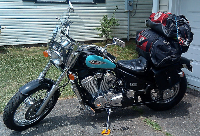 Motorcycle Picture of a 1996 Honda Shadow VLX600