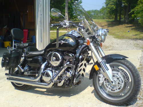 Motorcycle picture of a 2004 Kawasaki Vulcan 1600 Mean Streak