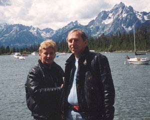 Jane and Walt at the Grand Tetons